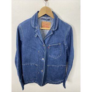 Vintage Levi 70535-04 Woman M Denim Blue Jacket